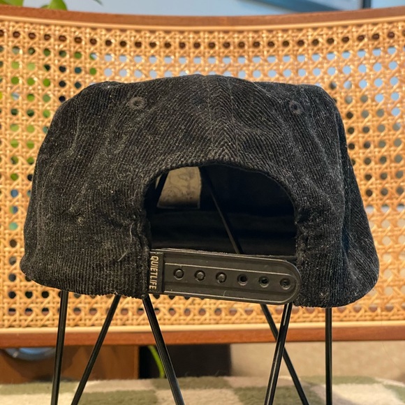 Quiet Life x Lonesome Rose - Black Corduroy Snapback - Picture 5 of 8